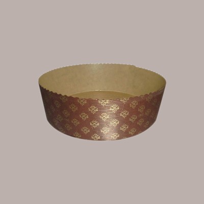 Stampo Forme Cottura in Carta Forno per Panettone Basso da 1 Kg Usa e Getta Dm220H70mm 10 pezzi [66e1448b]