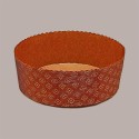Stampo Forme Cottura in Carta Forno per Panettone Basso da 500 gr Usa e Getta Dm170H55mm 10 pezzi [3e030376]