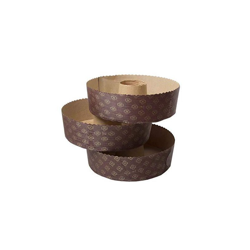 Stampo Forma Cottura in Carta Forno Usa e Getta per Ciambella 500gr Dm200H60mm 10 pezzi [6453b725]