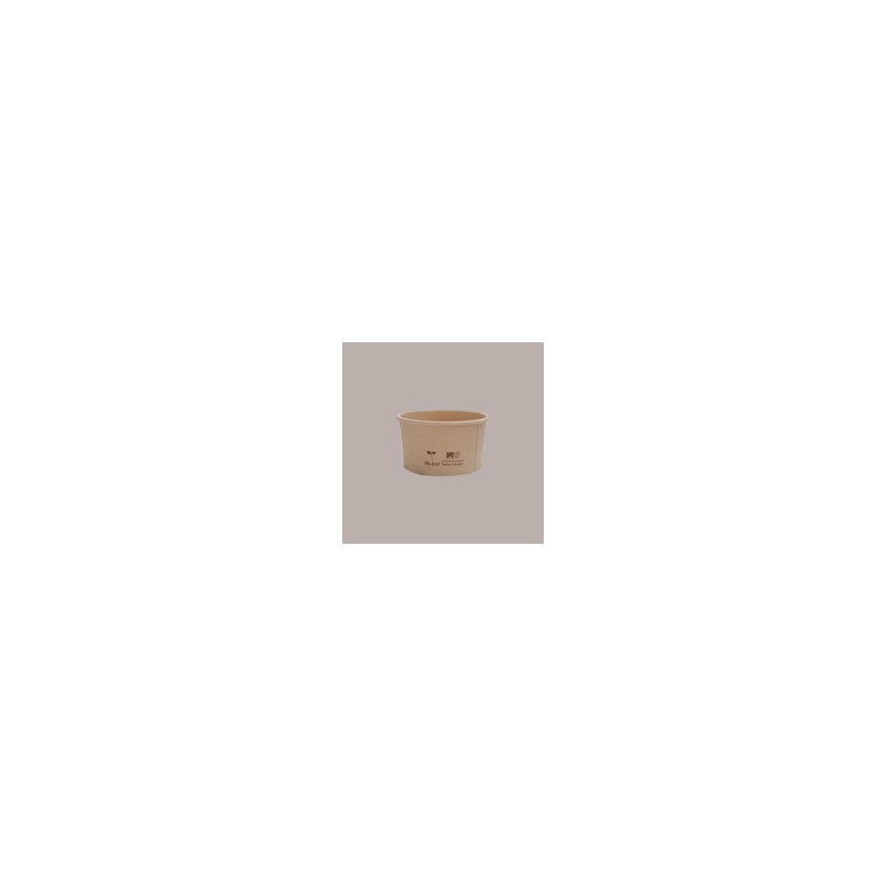 180 Pz Coppetta Bicchiere per Gelato in Carta di Bamboo Biodegradabile 230cc [6931293a]
