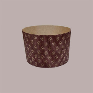 Stampo Forma Cottura in Carta Forno Onda Rigida per Panettone Alto 1 Kg Usa e Getta Dm170H110mm 5 pezzi [384d9a69]