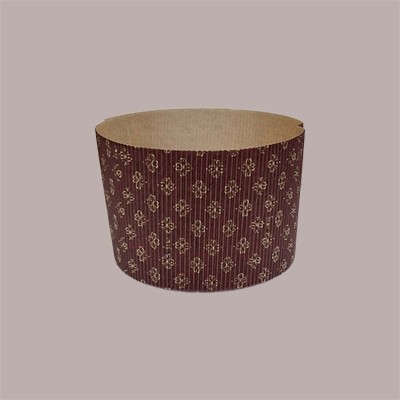 Stampo Forma Cottura in Carta Forno Onda Rigida per Panettone Alto 1 Kg Usa e Getta Dm170H110mm 5 pezzi [384d9a69]