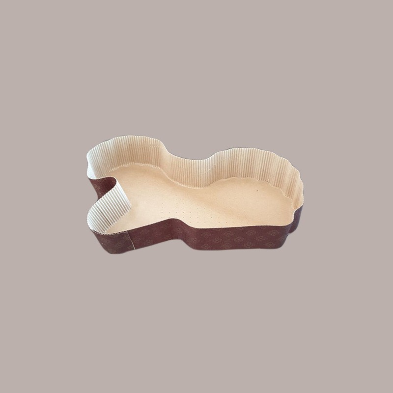 Stampo Forma Cottura Agnello da 750gr Pasqua in Carta Forno Usa e Getta 175x293H55mm 10 Pezzi [59f0031e]