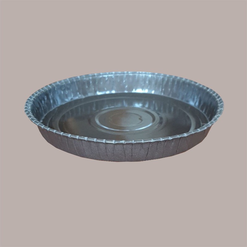 Stampo Forme Cottura Rotonda Dm180H22mm in Carta Forno Antiaderente Optima  con Coperchio Dm202H37mm 10 pezzi [d410a28f]