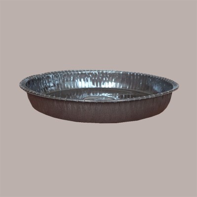 Stampo Forma Cottura Rotonda Dm245H35mm Teglia in Carta Forno con Film Antiaderente Usa e Getta 10 pezzi [c33e719e]