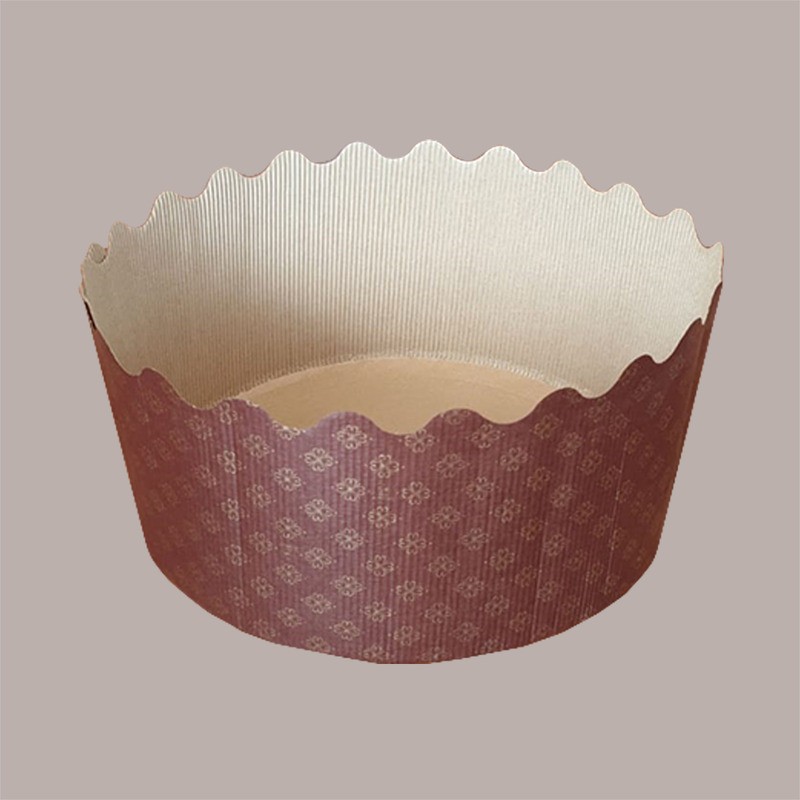 Stampo Forme Cottura in Carta Forno Preformata Panettone Alto Maxi 5 Kg Usa e Getta P330H170mm 2 pezzi [ee3708c2]