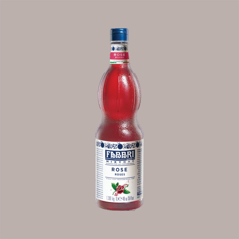 Sciroppo Concentrato per Granita Gusto Rose Mixybar Fabbri 1,3 Kg [3d07017f]