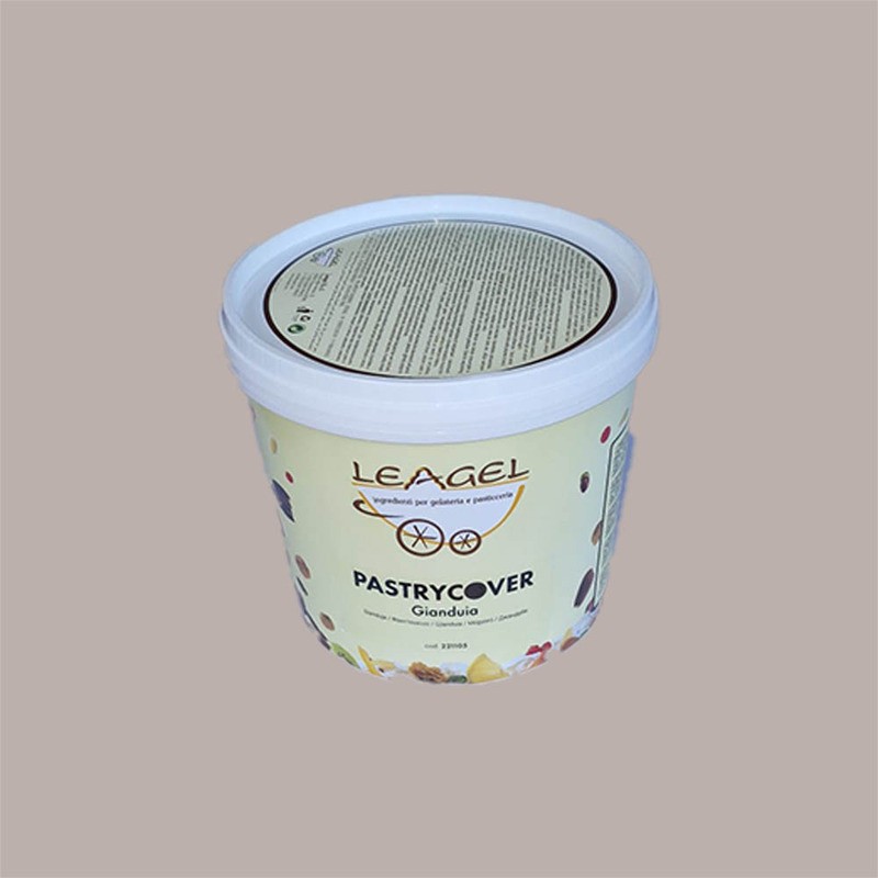 Glassa Copertura Pastrycover al Gusto Gianduia Ideale per Panettoni e Colombe Leagel 3,5 Kg [51e722ab]