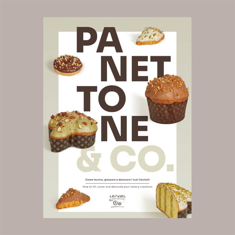 Glassa Copertura Pastrycover al Gusto Gianduia Ideale per Panettoni e Colombe Leagel 3,5 Kg [21393533]