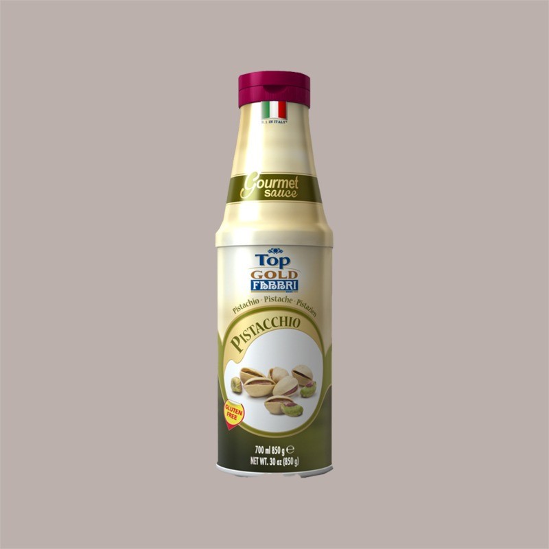 Topping al Gusto Pistacchio Gold Salsa Dolce Gourmet per Gelati e Dessert Fabbri 850 gr [f332e83d]