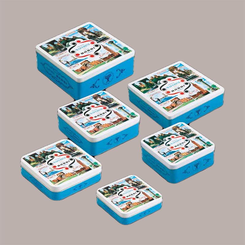 BABBI Waferini Romagna alla Vaniglia e Nocciola, Confezione Regalo in Latta 830g [ec118891]