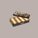 BABBI Waferini Piccoli Piaceri, Assortimento di Wafer alla Vaniglia e Cacao, Confezione Regalo in Latta, 250g, 105 Pe [825574df]