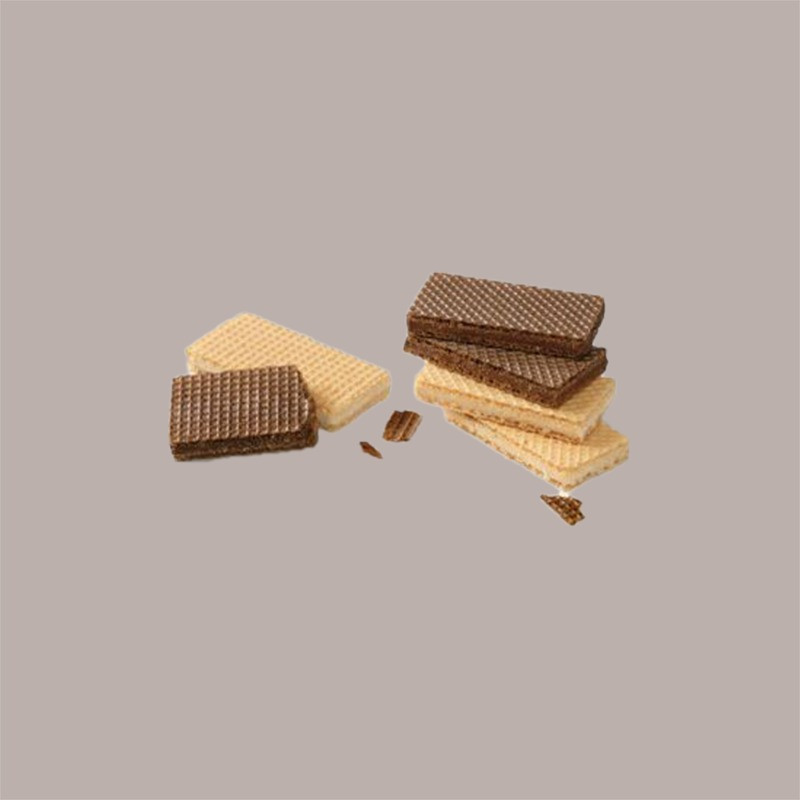 BABBI Waferini Piccoli Piaceri, Assortimento di Wafer alla Vaniglia e Cacao, Confezione Regalo in Latta, 250g, 105 Pe [ec6ef6d6]