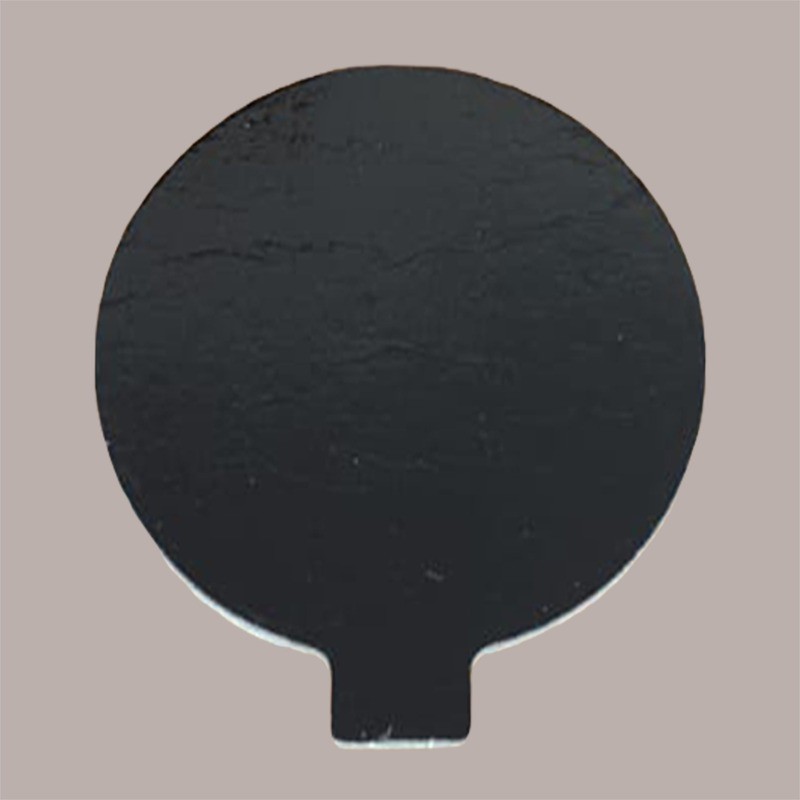 Vassoio Disco Monoporzione Tondo in Cartoncino Oro Nero Usa e Getta Dm10 cm 200 Pezzi [0163c25a]