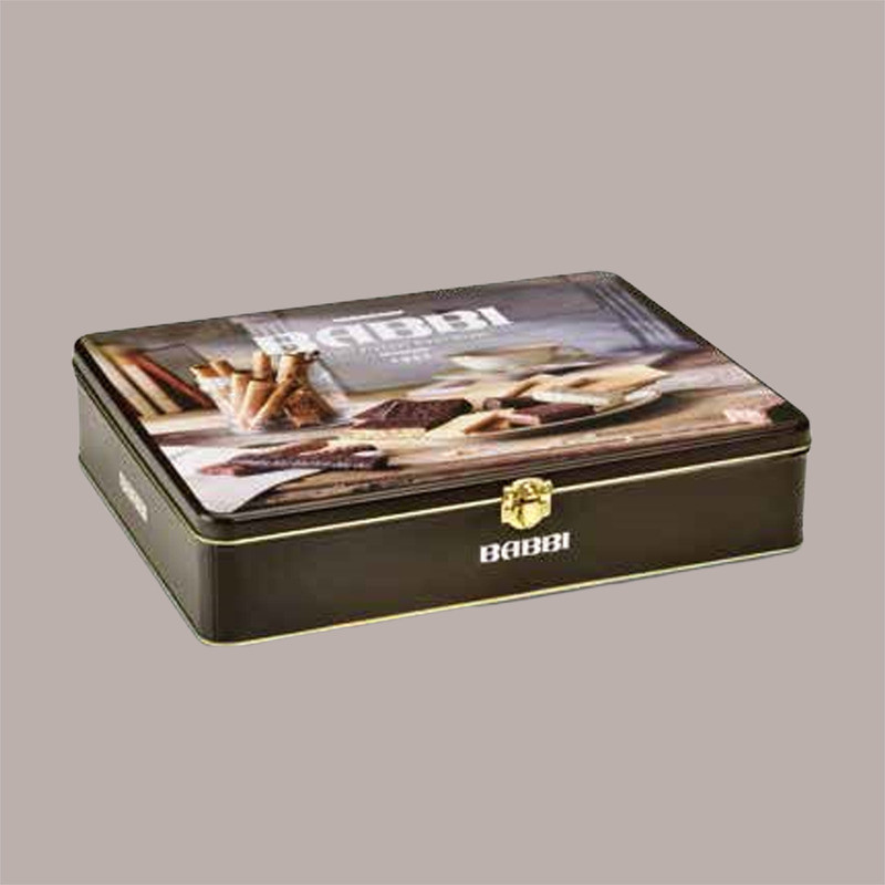 BABBI Babbini Waferini Assortiti, Cioccolatini al Latte e Fondente, Confezione Regalo in Latta da 1000g, 90 Pezzi, 34 [b28c5042]