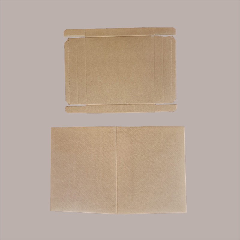 Scatola Baule + Coperchio Carta Avana Liscio 400x400H600 mm 1 pezzo [d2b38cc0]