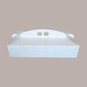 Scatola Porta Paste Dolci in Cartoncino Avorio Damascato 39x28H6cm 10 pezzi [2ca8a67d]