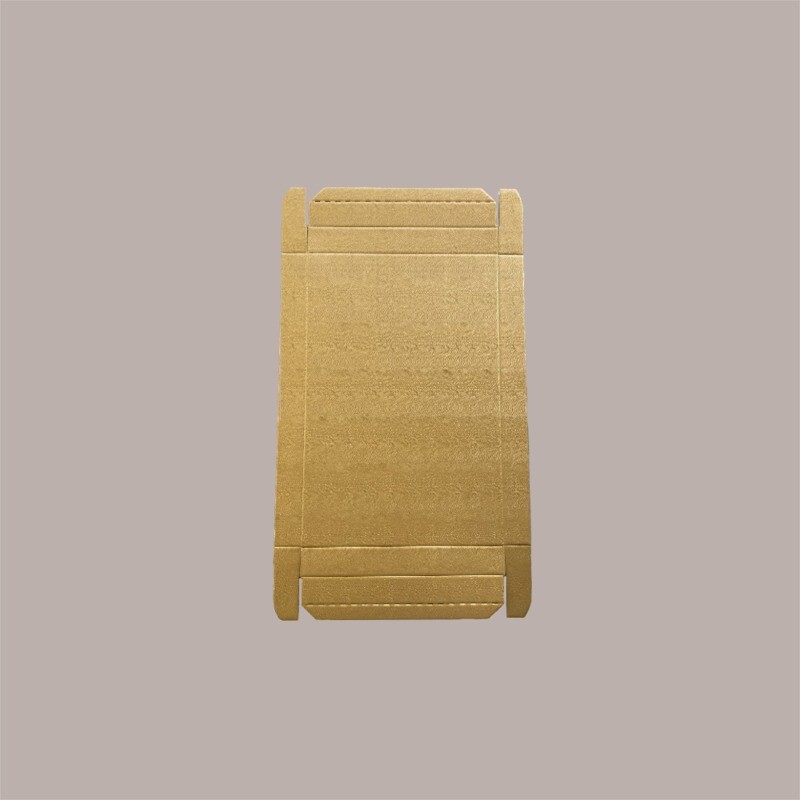 Scatola Baule + Coperchio Carta Oro 300x300x240 mm 2 pezzi [cf0a1304]
