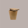Scatola Baule + Coperchio Carta Avana Liscio 300x300x500 mm 1 pezzo [e8009e1b]
