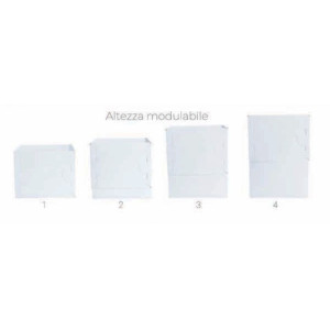 Scatola Magica Bianca Naturale Quattro Altezze Una Scatola 41x41 cm 2 Pezzi [b85a417d]