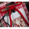 Decorazione Fiocco in Velluto Rosso per Confezioni Regalo H160 mm 8 pezzi [466464bc]