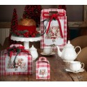 Decorazione Fiocco in Velluto Rosso per Confezioni Regalo H160 mm 8 pezzi [f429e2a6]