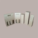 Scatola Astuccio Porta 3 Bottiglie 750 ml Olio Vino in Cartoncino Avana grafica Stelle Bianche Galaxy 270x90H385mm, 1 [455ed37b]