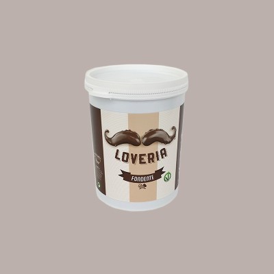 Crema Spalmabile Loveria al Gusto di Cioccolato Fondente Ideale per Gelato Leagel 1,2 Kg [db8bddb9]