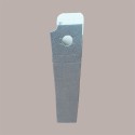 Scatola Astuccio Porta 1 Bottiglia 750 ml Olio Vino Cartoncino Marrone grafica effetto pelle 90x90H340mm, 10 pezzi [be70c4c2]