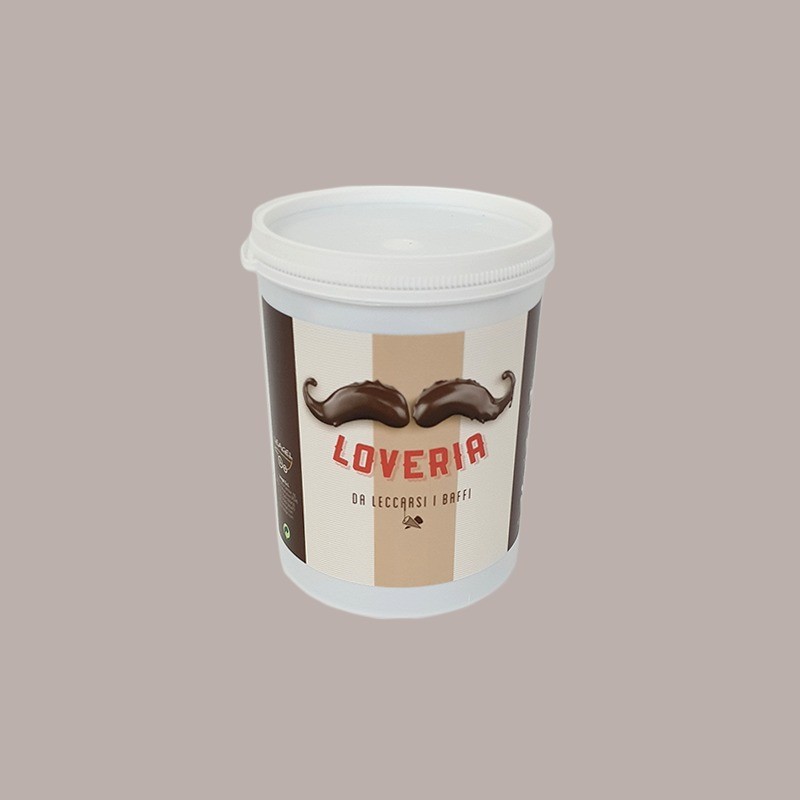 Loveria Crema Gusto Nocciola e Cacao LEAGEL ideale per Gelato Dolci 1,2 Kg [f23bda96]