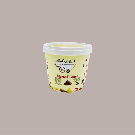 Pasta al Gusto Marron Glacé ideale per Gelato Dolci Leagel 3,5 Kg [173ae035]