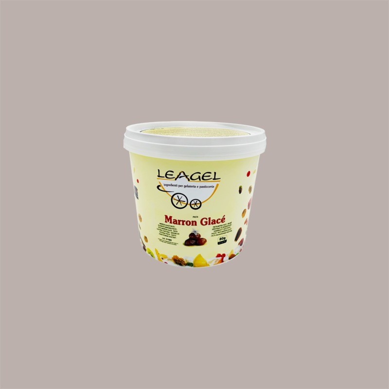 Pasta al Gusto Marron Glacé ideale per Gelato Dolci Leagel 3,5 Kg [173ae035]