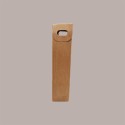 10 Pz Scatola Astuccio Porta 1 Bottiglia 750 ml Olio Vino in Cartoncino Onda Avana con finestra 90x90H385mm [a4c0bc95]
