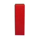 Scatola Astuccio Porta 1 Bottiglia 750 ml Olio Vino in Cartoncino Onda Rosso 90x90H345mm 20 Pezzi [992aa648]