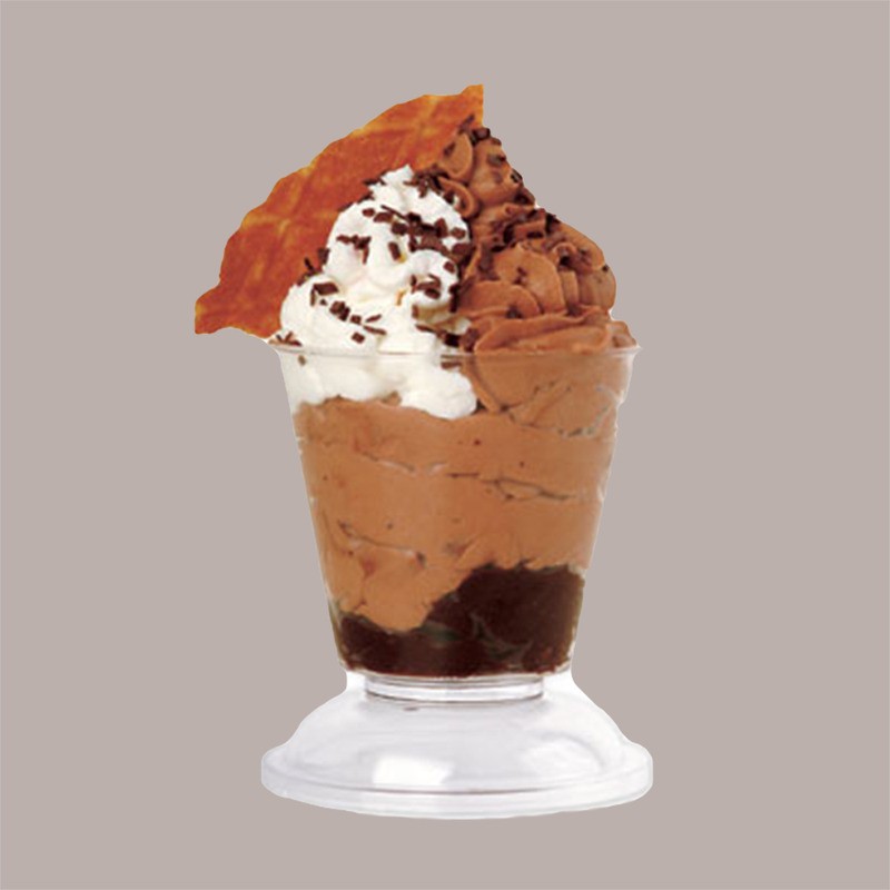 Coppa Apollo Cristallo + Coperchio Ideale per Dessert Gelato da 160 cc 100 pezzi [a5e08715]