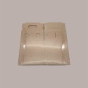 Scatola Mini box Porta 4 Bottiglie Birra o Olio da 33 cl in Carta Avana con Finestra 155x155x160 mm 10 Pezzi [e959a3f4]