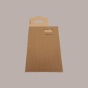 Scatola Astuccio Porta 2 Bottiglie Olio Vino 750 ml in Cartoncino Onda Avana 180x90H390mm 10 pezzi [8585b27f]