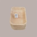 Piatto Rettangolare in Foglia di Palma Bio 160x240H28 mm 25 Pezzi [eff48a93]