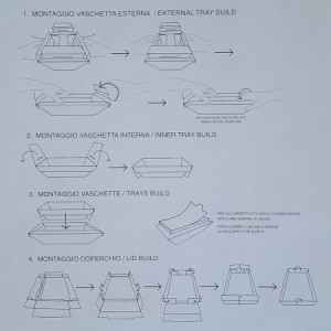 Vaschetta per Gelato Completamente in Carta Papergel 1000gr 40 Pz [b5218188]
