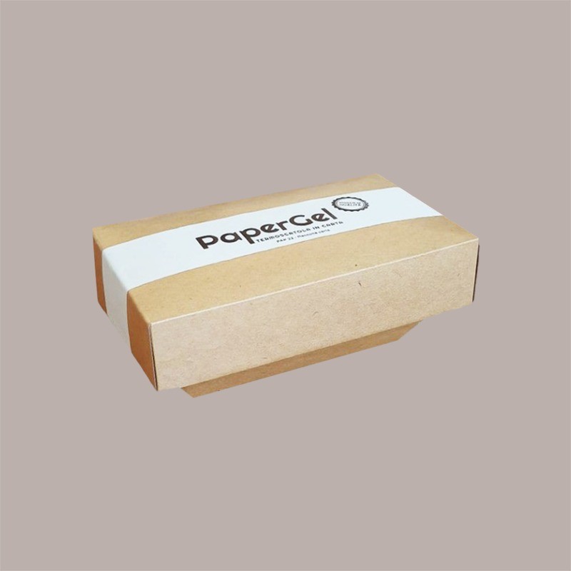Vaschetta per Gelato Completamente in Carta Papergel 1000gr 40 Pz [d7832d43]