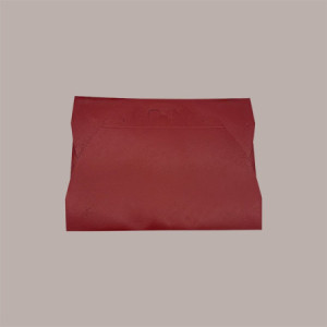 Scatola Porta Torta Rettangolare Cartoncino Grafica Pelle Bordeaux 44x33x7 cm 5 pezzi [aaad201b]