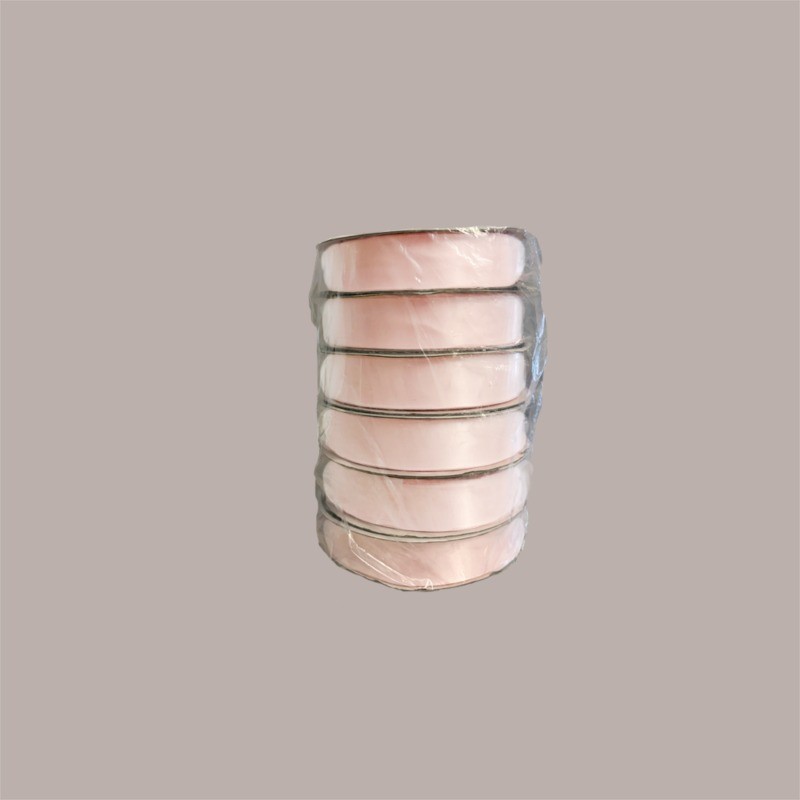 Confezione Doppio Nastro in Raso Rosa Chiaro per Scatola Regalo 25 mm 50 mt 2 pezzi [c9ca23fb]