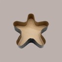 Stampo Forme Cottura in Carta Forno a Forma di Stella 5 Punte da 500 gr Usa e Getta Dm235H60mm 10 pezzi [867741e5]