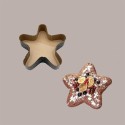Stampo Forme Cottura in Carta Forno a Forma di Stella 5 Punte da 500 gr Usa e Getta Dm235H60mm 10 pezzi [5f5102e8]