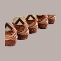 Vassoio Quadrato Mono Porzione Piccoli Dolci Dessert Medorino 9,5x9,5 cm Alcas 100 pezzi [dac9ea74]
