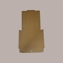 Scatola Carta Avana Naturale Vintage Asporto PIZZA 33x33H3 cm 25 pezzi [ba39cb55]
