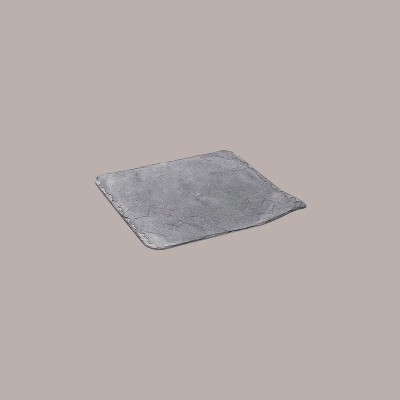 40 Pz Vassoio Stone Plastica Grigio Ardesia Quadrato Mini Monoporzione 11x11 Alcas [dc0452e4]