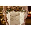 Decorazione per Confezioni Regalo Pigna e Pino con Bacche oro H155 mm 8 Pezzi [c99acc6e]