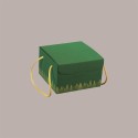 Scatola Segreto Porta Panettone Grafica Green Forest con Cordini 245x245H150 mm 5 Pezzi [bd68fe8d]