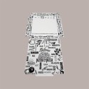 Scatola Carta Bianca Vintage Asporto PIZZA 33x33H3 cm 25 pezzi [dd2a312f]
